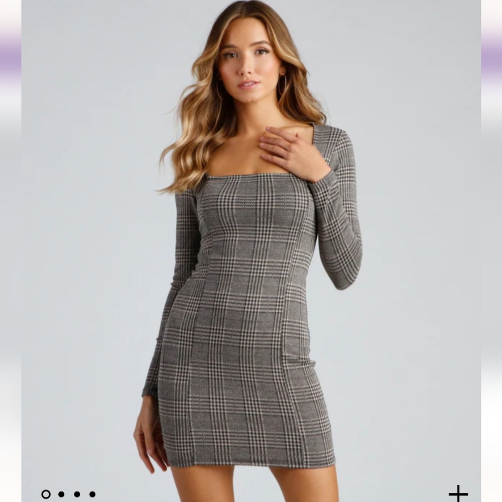 Windsor Plaid Mini Dress